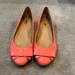 J. Crew Shoes | J. Crew Pink Patent Leather Bow Flats | Color: Pink | Size: 8