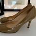 Kate Spade Shoes | Kate Spade Classic Nude Karolina Leather Round Toe Pumps Size 7.5b | Color: Tan | Size: 7.5