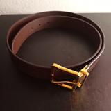 Ralph Lauren Accessories | New Ralph Lauren Reversible Genuine Brown Leather Large 46" Belt. | Color: Brown | Size: Large