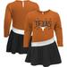 Girls Infant Texas Orange/Black Longhorns Heart to French Terry Dress