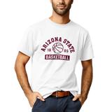 Men's League Collegiate Wear White Arizona State Sun Devils Basketball Team Arch All American T-Shirt