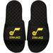 Men's ISlide Black Utah Jazz Team Color Stacked Slide Sandal