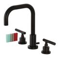 Fauceture FSC8935CKL Kaiser Widespread Bathroom Faucet with Brass Pop-Up, Oil Rubbed Bronze - Kingston Brass FSC8935CKL