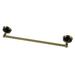 Kingston Brass BA9112AB Water Onyx 18 in. Towel Bar, Antique Brass - Kingston Brass BA9112AB