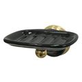 Kingston Brass BA9115PB Water Onyx Soap Dish Holder, Polished Brass - Kingston Brass BA9115PB