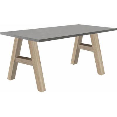 Schreibtisch MÄUSBACHER "Mio", braun (eichefarben, graphit), B:120cm H:75cm T:70cm, Tische Image