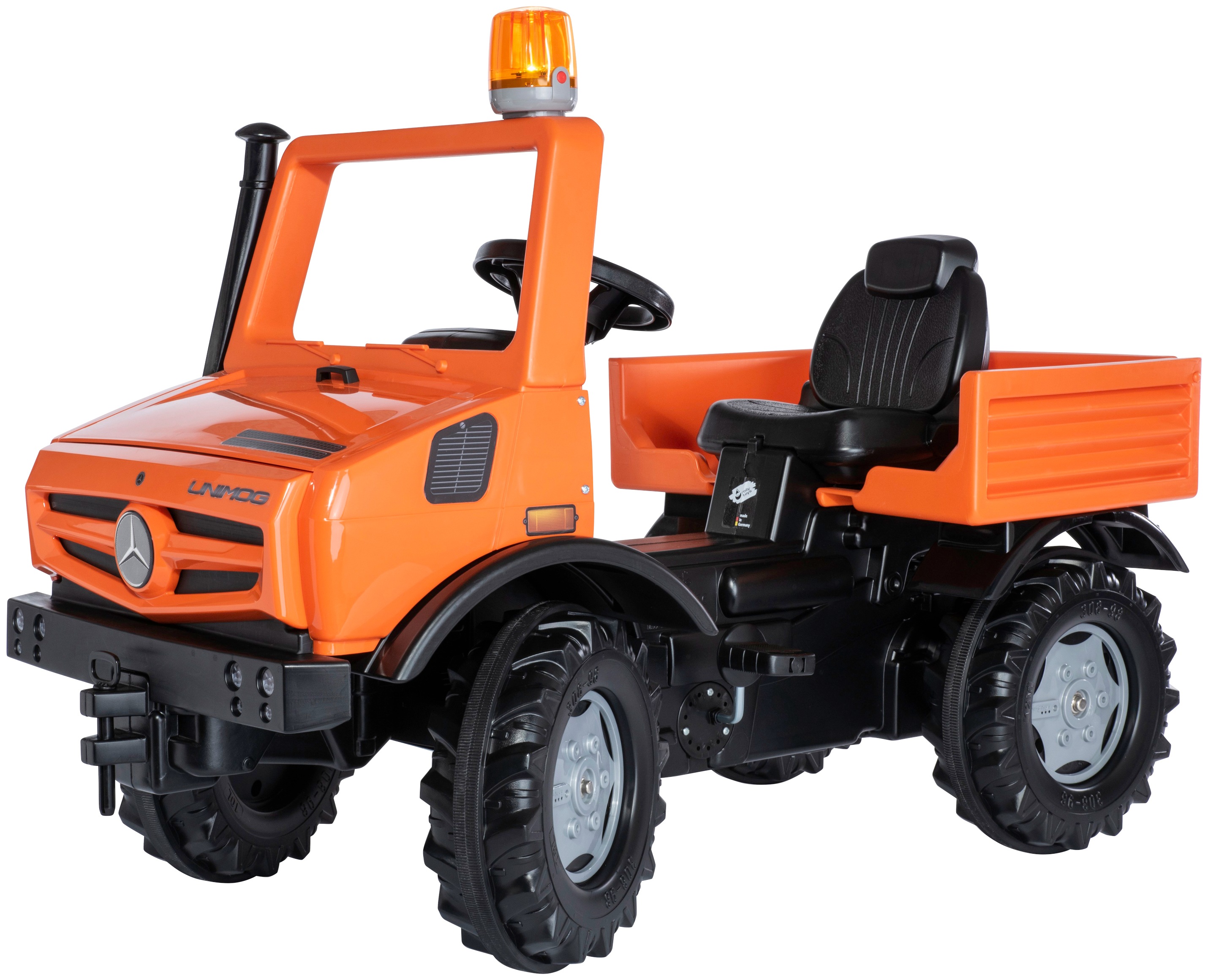 Tretfahrzeug ROLLY TOYS "rollyUnimog Service", orange, Tretfahrzeuge, KinderB:118cm H:81cm T:54cm, inkl. rollyFlashlight, B:118cm H:81cm T:54cm Image