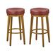 angelo:HOME Linden Swivel Barstool (Set of 2)