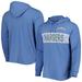 Men's '47 Powder Blue Los Angeles Chargers Field Franklin Hooded Long Sleeve T-Shirt
