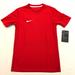 Nike Shirts & Tops | Nike Youth Unisex Red Dri-Fit Athletic Football Soccer Short Sleeve Shirt Size S | Color: Red | Size: Sb