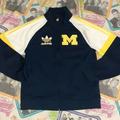 Adidas Jackets & Coats | Adidas Trefoil Michigan Wolverines Track Jacket Vintage U Of M Zip Up | Color: Blue/Yellow | Size: M