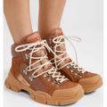 Gucci Shoes | Gucci Leather Trekking Boots | Color: Brown | Size: 40