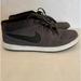 Nike Shoes | Men Size 8.5 Nike Ruckus Suede Mid-Top Athletic/Skate Sneakers | Color: Gray | Size: 8.5