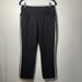 Adidas Pants & Jumpsuits | Euc Adidas Pull On Dress Pants, Golf Pants/ Capris Size Medium Black W/ White | Color: Black/White | Size: M