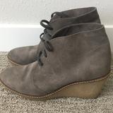 J. Crew Shoes | J. Crew Macalister Wedge Boots | Color: Gray | Size: 9
