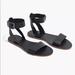 Madewell Shoes | Madewell The Boardwalk Ankle-Strap Sandal | Color: Black | Size: 9.5