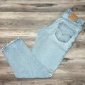 Levi's Jeans | 80s Vtg Levi's 550 Light Washed Jeans Gray Denim Faded Straight High Waist Usa | Color: Blue/White | Size: 30