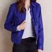 Anthropologie Jackets & Coats | New Anthropologie Hei Hei Indigo Blue Swing Utility Jacket Chambray Small | Color: Blue/Purple | Size: S
