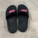 Nike Shoes | Black And Pink Nike Slides | Color: Black/Pink | Size: 7