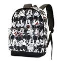 Mickey Mouse Mess-FAN HS Backpack, Black, 18 x 30 x 43 cm, Capacity 22 L