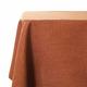 WAITER TREE Faux Linen Tablecloth Rectangle Washable Wrinkle and Water Resistant Table Cloth Cover for Kitchen Dining Tabletop Decoration (Rust Red, 140 x 240cm)