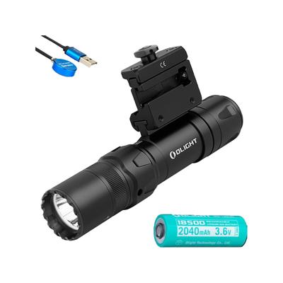 Olight Odin GL Mini Rechargeable Rail Mount Green Beam Combo LED Flashlight Natural White 1000 Lumens Black FL-OL-ODINGLMINI-BK