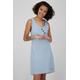 Sommerkleid ALIFE & KICKIN "CameronAK DNM B Top Dress Damen Sommerkleid, Kleid" Gr. S, Normalgrößen, blau (light denim) Damen Kleider Sommerkleider