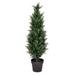 Primrue Artificial Cedar Tree In Pot UV Plastic | 36 H x 8 W x 8 D in | Wayfair BCE9C4B0A778424891237B8249F9D4D1