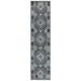 Black/Gray 108 x 27 x 0.24 in Indoor Area Rug - Union Rustic Arbenor Southwestern Handmade Kilim Wool/Area Rug in Gray/Black Polyester/Wool | Wayfair