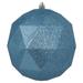 The Holiday Aisle® Holiday Décor Geometric Ball Ornament Plastic in Blue | 6" H x 6" W x 6" D | Wayfair 8192C487477843949EA385F93A5B7D76