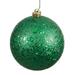 The Holiday Aisle® Holiday Décor Ball Ornament Plastic in Green | 4.75" H x 4.75" W x 4.75" D | Wayfair 71F8F55ECB4E4B91A0B0F477AC6DEDA0