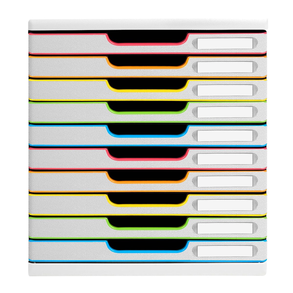 Exacompta 302913D 1x MODULO A4 - 10 Laden Black Office - Regenbogen Image