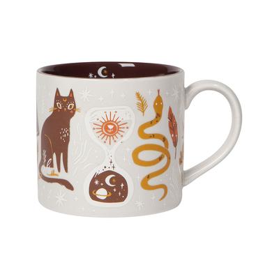 Jubilee Mugs - White & Orange Cat & Snake Spellbound Mug