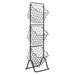 3-Tier Fruit Basket Stand with Adjustable Heights - 12" x 11" x 42.5"(L x W x H)