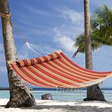 Outdoor Hammock with Detachable Pillow - 132" x 55.5" (L x W)