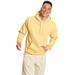 Hanes P170 Ecosmart 50/50 Pullover Hooded Sweatshirt in Gold size Medium | Cotton Polyester