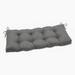 Pillow Perfect Outdoor Rave Graphite Blown Bench Cushion