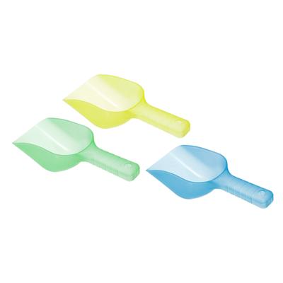 1 Set Ice Scoop Plastic 5.9x3.3x2.4" Flour Shovel Yellow, Green, Blue - Yellow, Green, Blue