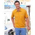 Poloshirt MARCO DONATI "Kurzarm-Shirt" Gr. 52/54, gelb (ocker) Herren Shirts Kurzarm