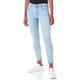 8 For All Mankind Damen The Ankle Skinny Bair Eco Jeans, Light Blue, 36