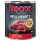 24x800g Beef with whole Chicken Hearts Rocco Real Hearts