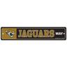 Jacksonville Jaguars Street Sign - 3.75h x 19w in