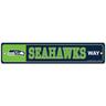 Seattle Seahawks Street Sign - 3.75h x 19w in