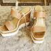 Jessica Simpson Shoes | Jessica Simpson Maede Wedge Sandal In Natural | Color: Cream | Size: 7