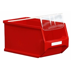 PROREGAL 50x Staubdeckel transparente Abdeckung für Sichtlagerbox 3.0 | HxBxT 0,25x14x20,8cm | Schmutzdeckel, Schutzdeckel Image
