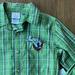 Disney Shirts & Tops | Disney Buzz Lightyear Toy Story Boy Collared Button Shirt Medium 7/8 Green Plaid | Color: Green/Yellow | Size: Mb