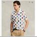 Polo By Ralph Lauren Shirts | Nwt Polo Ralph Lauren Classic Fit Polo-Shirt-Print Mesh Polo | Color: White | Size: Various