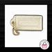 Coach Accessories | 2.5" Coach Metallic Gold Leather Brass Key Fob Bag Charm Keychain Hangtag Tag | Color: Gold | Size: Os