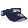 Men's New Era College Navy Seattle Seahawks 2022 Sideline Adjustable Visor