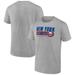 Men's Fanatics Branded Heathered Gray New York Islanders Jet Speed T-Shirt